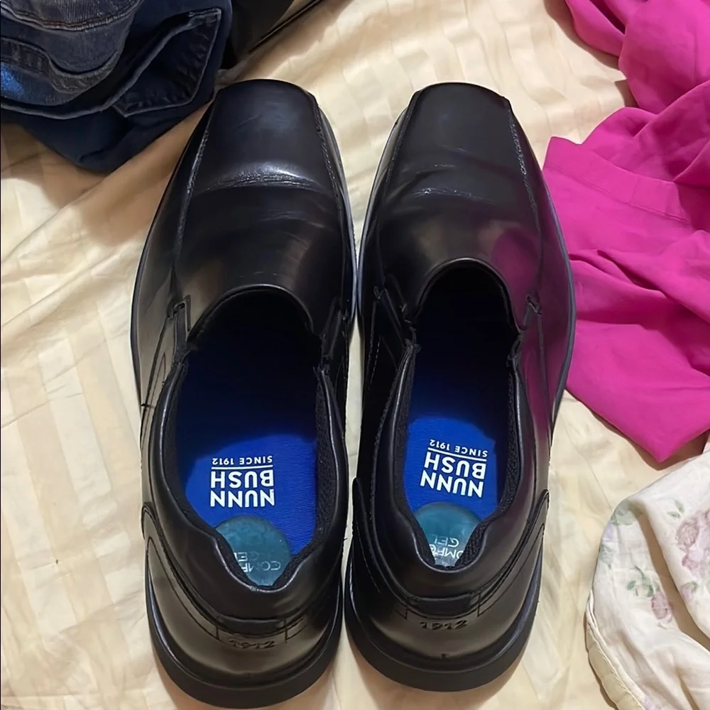 Nunn Bush Men's Black Slip-On Shoes - Picture 1 of 1